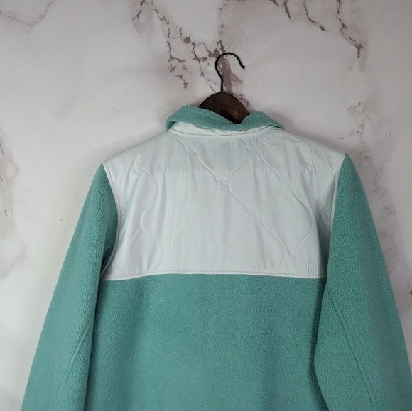 The North Face Royal Arch Jacket Womens Wasabi Gardenia Coral Fleece Zip - Picture 7 of 16